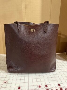 Madewell Brown Leather tote bag